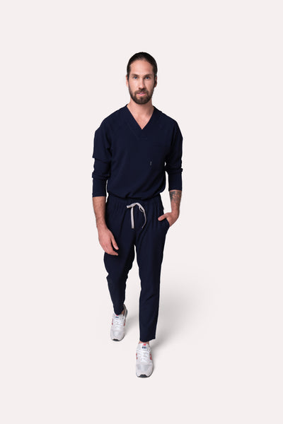 Classic Navy Scrub Pants