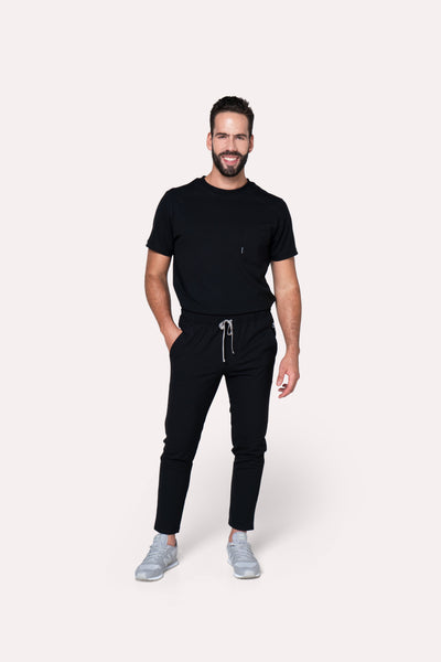Sport Black Scrub Pants