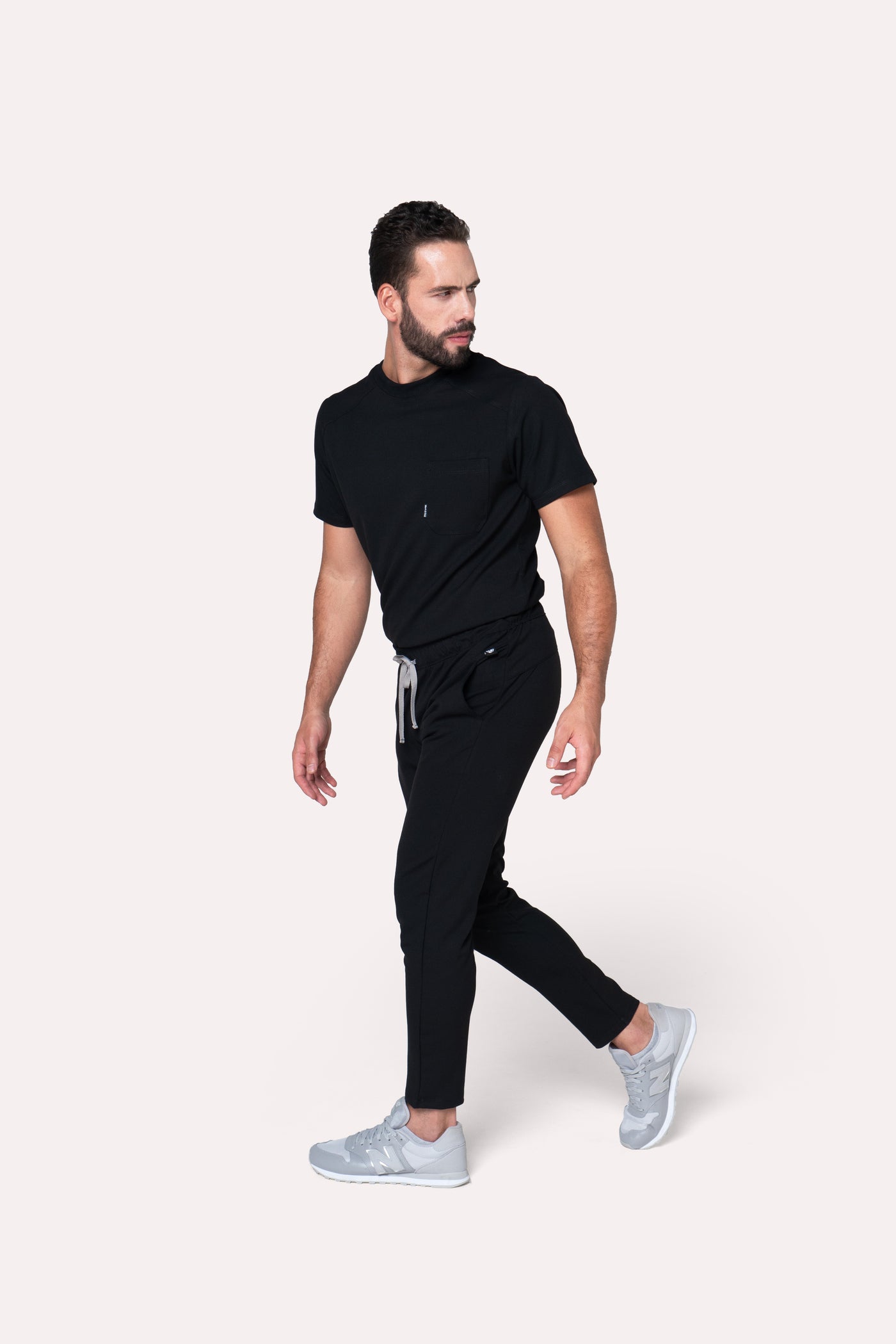 Sport Black Scrub Pants