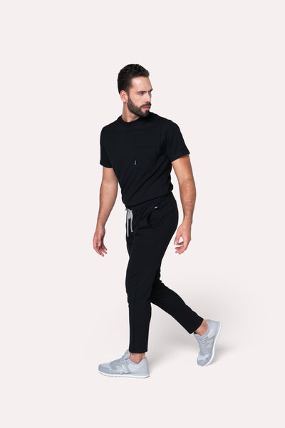 Sport Black Scrub Pants