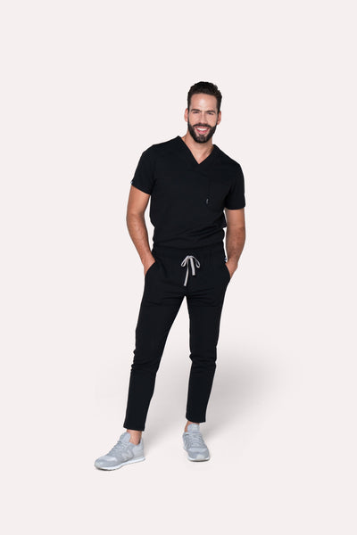 Fresh Black Scrub Pants