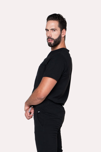 Fresh Black Scrub Top