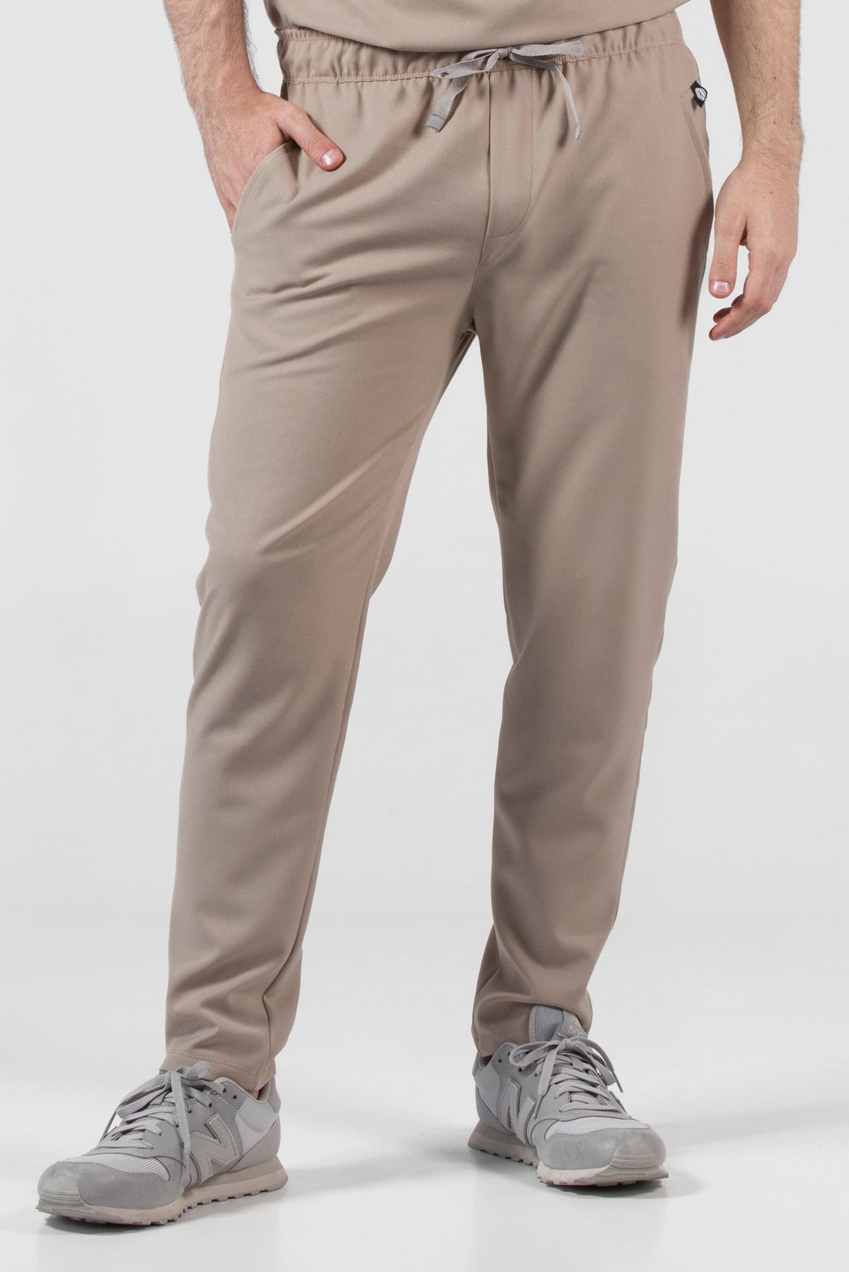 Man wearing Fresh Natural Scrub Pants by Work & Chill
